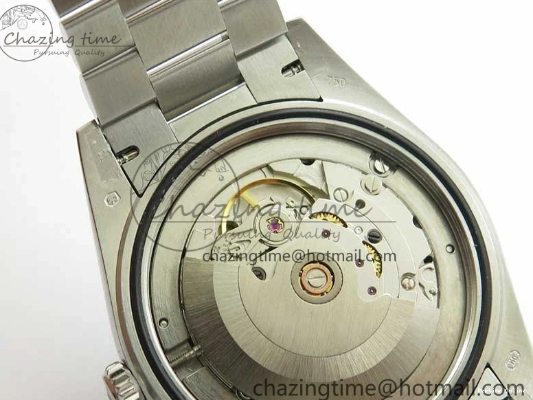 0417 SoftTouch Day-Date 40mm 228239 BP New Dial Version 904 SS Ice Blue T Crystal Markers Dial on SS President Bracelet A 2822